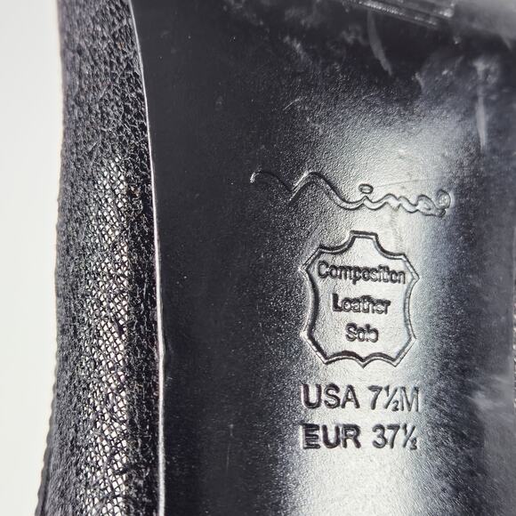 Nina Women’s Heels Romantic Wedding Guest Lace Peep Toe Black Stiletto Size 7.5 - Picture 8 of 8